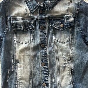 Distressed Denim Jacket